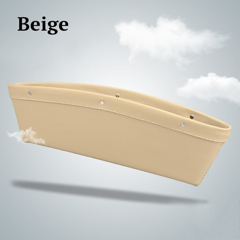 Car Seat Gap Organizer 2-Pack in Beige