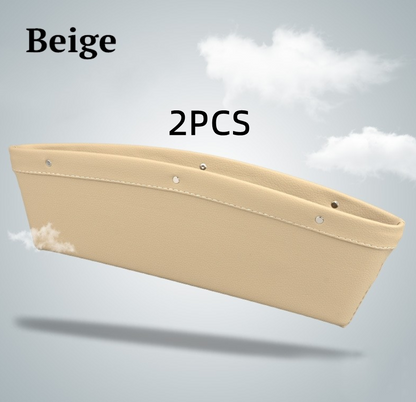 Car Seat Gap Organizer 2-Pack in Beige, 2-pack